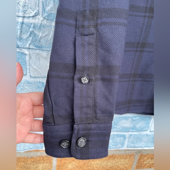 BOSS Owen Shadow Check Button-Up Overshirt size large - Picture 11 of 17